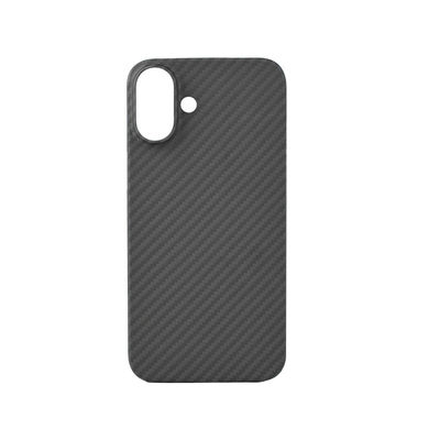 Super delgado de lujo diseño de fibra de carbono de aramida caso de teléfono para iPhone 16 Pro con protección resistente a la suciedad