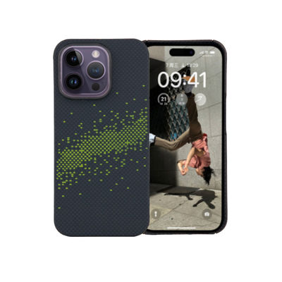 Nueva funda de teléfono de fibra de aramida de lujo personalizada 2024, 0,8 mm de grosor, 16 g de peso, para iPhone 16 Pro Max