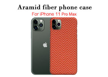 caja de sensación del teléfono de Max Waterproof Case Aramid Fiber del iPhone 11 del tacto 3D favorable