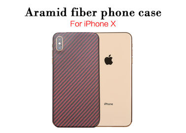 Caja cero del teléfono de la fibra de Aramid de interferencia de la señal para el iPhone X