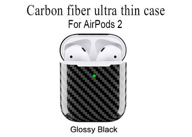 Radio que carga el caso delgado de Airpods de la fibra de carbono