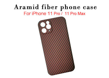 Favorable caja del teléfono de Max Aramid Case Carbon Fiber del iPhone 11 ligero de Matte Finish