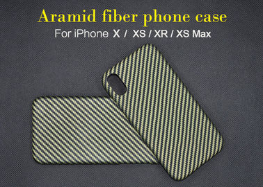 Caso impermeable a prueba de choques del iPhone de la fibra de Aramid del carbono para el iPhone X