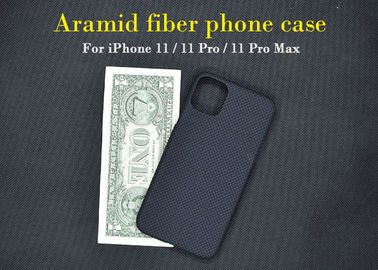 Caja aeroespacial del teléfono de la fibra de Aramid del grado para favorable máximo del iPhone 11