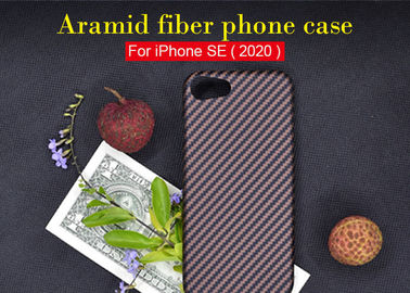 Adelgace y caja del teléfono de la fibra de Aramid del elegante diseño para el SE del iPhone