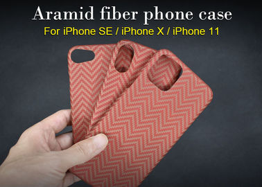Alise la caja anaranjada del teléfono de la fibra del SE Aramid del iPhone del tacto