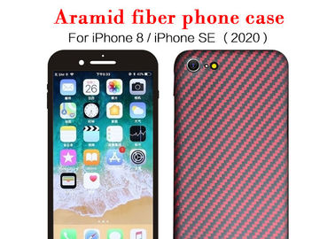 Caja fina y ligera del aislamiento eléctrico del iPhone del SE Aramid de la fibra del teléfono