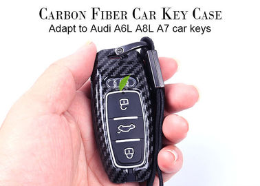 3K mano - cubierta ligera brillante puesta de la llave del carbono de Audi