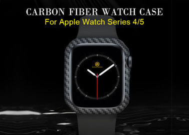 Caja de reloj a prueba de choques a prueba de polvo de Apple de la fibra de carbono