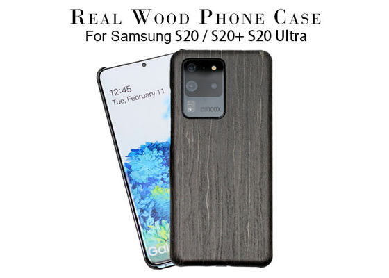 El laser grabó la caja de madera del teléfono para Samsung S20 ultra