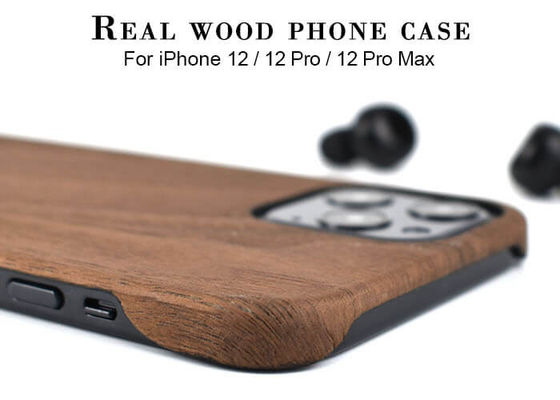 Lleve - la caja de madera fina estupenda resistente del teléfono para favorable máximo del iPhone 12
