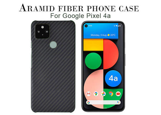 Caja del teléfono de Google 6 de la fibra de Aramid del carbono del recorte de la precisión de la cubierta completa favorable
