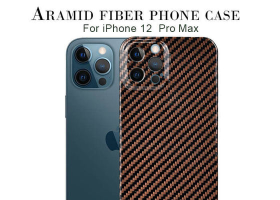 Favorable caso de Max Hard Aramid Fiber Phone del iPhone 12 hermético al polvo