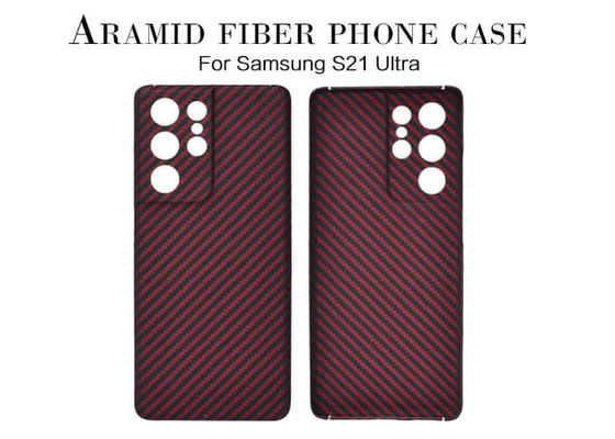 Cubierta de la fibra de Samsung 21 ultra Aramid de la protección de la cámara