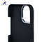 Caja del teléfono de la fibra de Ring Camera Full Protection Kevlar Aramid del metal para el iPhone 14