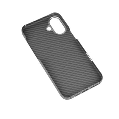 Ultra delgado 0.8mm 16g Cuerpo de teléfono de fibra magnética de aramida resistente a la suciedad para iPhone 16 Pro