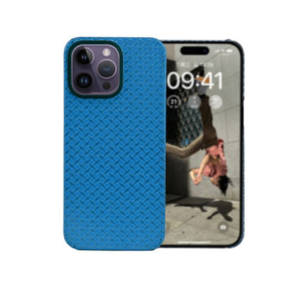 Funda para teléfono de fibra de carbono aramida de color personalizado 2024 para iPhone 16 Pro Max con 0,8 mm de grosor y 16 g de peso