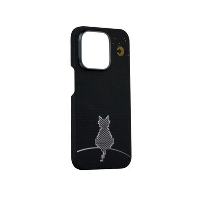 Ultra delgado 0,8 mm espesor 16 g peso Capa de teléfono de fibra de aramida resistente a la suciedad para iPhone 16 Pro Max