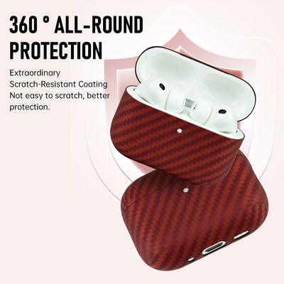 Support Wireless Charging Carbon Aramid Fiber Earphone Case for AirPods Pro 3