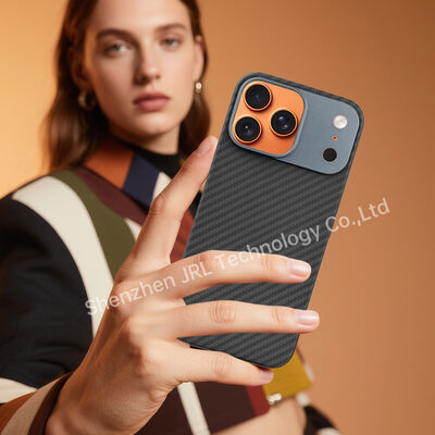 Cubierta móvil de fibra de carbono de aramida ultra delgada para iPhone 17 Pro