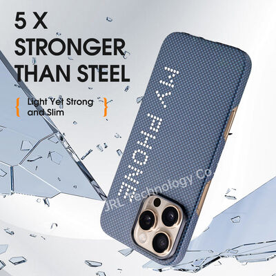 Glow In The Dark Super Light Cobertura móvil de fibra de carbono de aramida para el iPhone 17 Pro