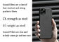 Caja mate del teléfono de la fibra de Aramid para la función protectora del favorable estilo de la tela cruzada del iPhone 11