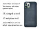 cubierta móvil de Kevlar del favorable caso de Matte Twill Aramid Fiber Phone del iPhone 11