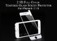 2.5D protector de cristal de la pantalla del iPhone de la cubierta completa 9H