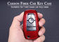 Cubierta auto ligera de la llave del coche de la fibra de carbono de Ford de la protección
