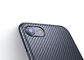 cubierta de la fibra de carbono de la textura de la tela cruzada de la caja del teléfono de la fibra del SE Aramid del iPhone