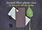 Caja real del teléfono de la fibra de Aramid del estilo mate ultra fino para el iPhone X