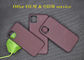 Caja real de goma del teléfono de la fibra de Ring Camera Protection Twill Style Aramid para el iPhone 11