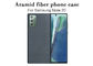 Caja material a prueba de balas del teléfono de la fibra de carbono de Aramid para el Samsung Note 20 ultra