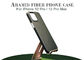 Caja material aeroespacial del teléfono del carbono de Aramid para favorable máximo del iPhone 12