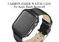 Caja negra de la serie 4 del reloj de Matte Finish Carbon Aramid Fiber Apple del color