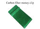 Clips ultra ligeros a prueba de calor del dinero de la fibra de carbono