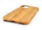 Caja de madera grabada resistente del teléfono de la suciedad para el iPhone 12
