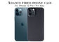 Cubierta de la fibra de carbono de la caja del teléfono de Aramid del iPhone 12 de la cubierta completa del Super Slim favorable