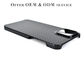 Caja negra superficial brillante del iPhone de la fibra de Aramid del carbono para favorable máximo del iPhone 12
