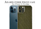 Funda protectora de cámara de fibra de carbono de cubierta completa para iPhone 12 Pro Max