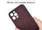 Caja roja de la fibra de Aramid de la protección de la cubierta completa de la cámara para la favorable caja del carbono del iPhone 12