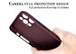 favorable caja de la fibra de Max Red Camera Full Protection Aramid del iPhone 12