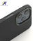 Caso móvil de  de la huella dactilar del iPhone 12 anti del negro