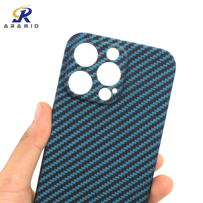 Cubierta a prueba de choques de la fibra de Aramid, caja del teléfono de  para el iPhone 13